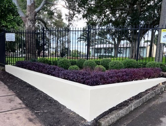 Retaining Wall at James Ruse Agricultural HS